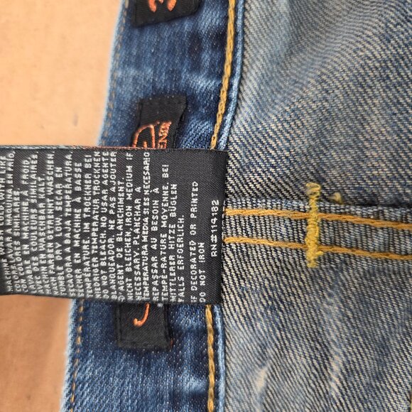 Ed Hardy by Christian Audigier Jeans Men's Vintage Jeans Big Logo Y2k 38x34 - Picture 12 of 16